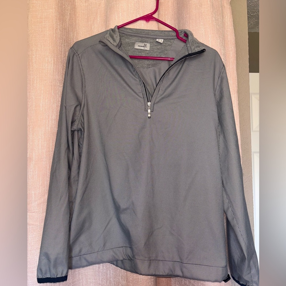 Ashworth Gray Quarter-Zip Pullover